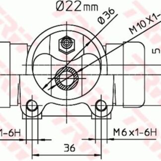 FREN SİLİNDİRİSAĞ SOL KANGOO I 98> 1.4 1.5 DCI / KUBISTAR 03>