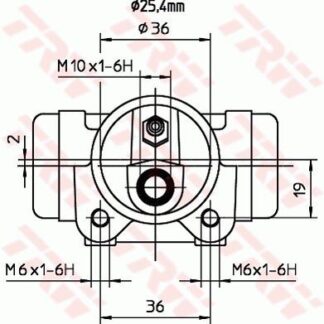 FREN SİLİNDİRİSAĞ SOL TRANSIT T15 25.40MM