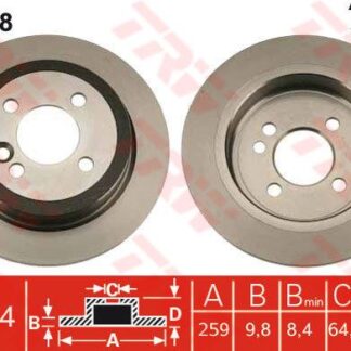 ARKA FREN DISKI MINI R50 R52 R53 R55 R56
