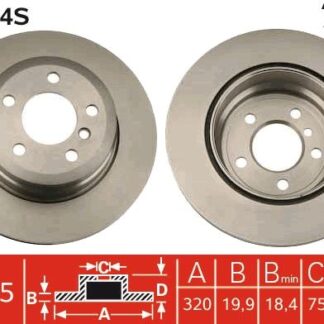 FREN DISKI ARKA ADET X5 E70-X5 E70 LCI-X5 F15-X6 E71-X6 F16 07-18
