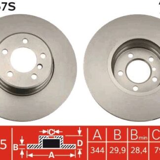 FREN DISKI ON ADET LAND ROVER RANGE ROVER III 3.0 D-4.4-3.6 D 02-12