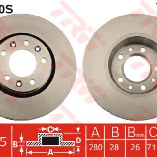 ON FREN AYNASI HAVALI SCUDO EXPERT JUMPY 1,6HDI / 1,6D MULTIJET 90 01 / 07> ABS SIZ ARACLAR ICIN