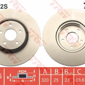 ON FREN AYNASI CONNECT 12 /> FOCUS II SW 05>11 FOCUS III 2,0 ECOBOOST 12>15 KUGA DIZEL 12>14 VOLVO V 40 HATCHBACK T2-T3-T4-T5 C30 (533) 06>12 C70 II (542) 07>12 S40 II (544) 05>12 V50 (545) 04>12
