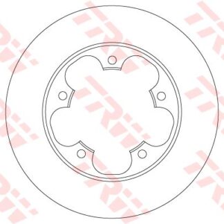 ARKA FREN DISKI TRANSIT V363 TEK TEKER ARKADAN CEKISLI DUZ 308MM 5 BIJON 14>