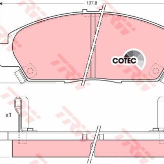 ON FREN BALATASI HONDA PRELUDE 2.0 91-96 ACCORD 2.0 93-98 ROVER 600