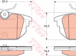 ARKA FREN BALATASI COUPE MAREA MAREA WEEKEND TEMPRA TIPO 2,0IE 16V