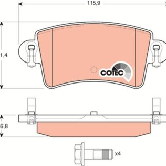 FREN BALATASI ARKA 16INCH MASTER II MOVANO A 99-