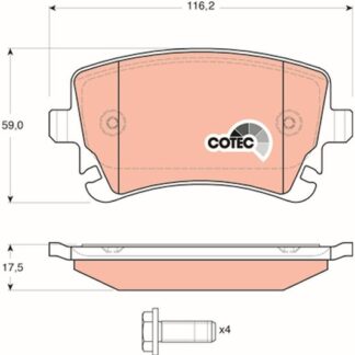 FREN BALATASI ARKA A6-A8 05-11