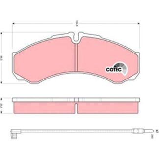 FREN BALATASI ARKA – IVECO DAILY II 2001 – 2006 97-00