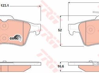 FREN BALATASI ARKA FOCUS C-MAX KUGA CONECT S40 V40 VECTRA C LAGUNA 508 MAZDA III 03-