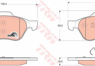 ON FREN BALATASI CLIO III 06>12 MEGANE II 03>08 SCENIC II 03>08 LAGUNA III 07>15 1.4 1.5 DCI 1.6 1.9 DCI 2.0 16V