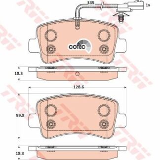 FREN BALATASI ARKA DISK TEK TEKER MASTER-III/MOVANO B/NV400 09-