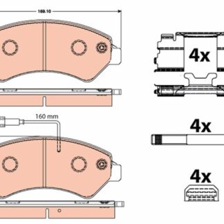 FREN BALATASI ON 16 JANT B.M BOXER III / JUMPER III / DUCATO III 06-