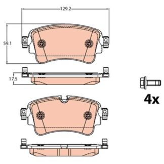FREN BALATASI ARKA A4-A5-Q5-Q7 15-