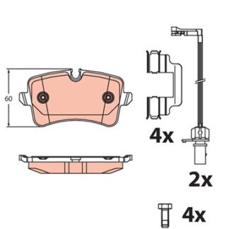 FREN BALATASI ARKA A4-A5-A6-A8-Q5 10-
