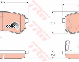 ARKA FREN BALATASI HYUNDAI I10 KIA PICANTO 1.0 1.1 05-11