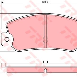 FREN BALATASI ARKA FIAT CROMA 1.6 2.0 2.0İE 2.0İE TURBO 1.9T 2.5D 2.5TD TEMPRA 2.0İE