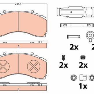 FREN BALATA SETI, DISKLI FREN ON ACTROS MP2 / MP3, ACTROS MP4 / MP5, ANTOS, AROCS, ATEGO, AXOR I/II, ECONIC II OM936-OM470-OM471-OM473-OM541-OM542 2011-
