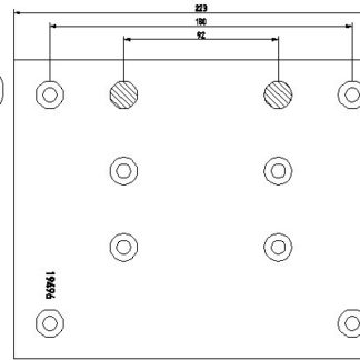 FREN BALATASI ARKA F2000 24.403 FNLLS D 2866 LF20, D 2866 LF29 1994-2005