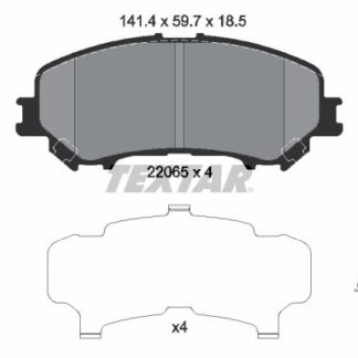 FREN BALATASI ON QASHQAI J11 13- / XTRAIL 14- / KADJAR 15-