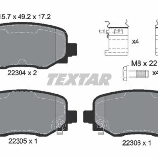 FREN BALATASI ARKA DISK FIAT 500X JEEP RENEGADE 1,4-1,6 14-