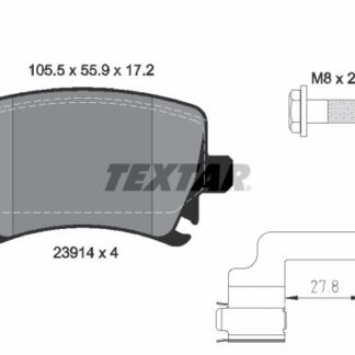 FREN BALATASI ARKA PASSAT-CADDY-GOLF5-GOLF6-JETTA-A3-LEON 04-