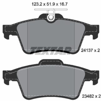 FREN BALATASI ARKA FOCUS C-MAX KUGA CONECT S40 V40 VECTRA C LAGUNA 508 MAZDA III 03-