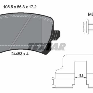 FREN BALATASI ARKA TIGUAN-PASSAT-CADDY-A6-Q3 06-