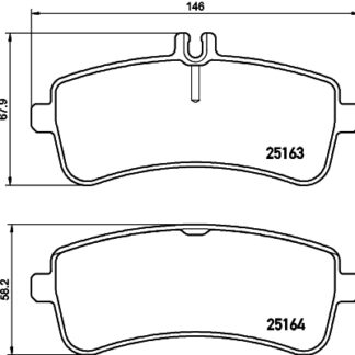 FREN BALATASI ARKA AMG W222-217-GT190 14-