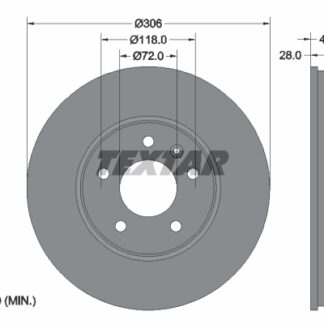 FREN DISKI ON 305MM TRAFIC VIVARO PRIMASTAR 01-