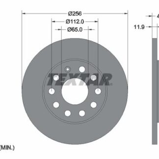 FREN DISKI ARKA CADDY-GOLF5-GOLF6-JETTA-A3-LEON 04-13 (ADET FIYAT)