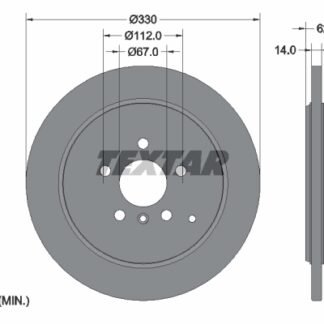 FREN DISKI ARKA W164 06-11