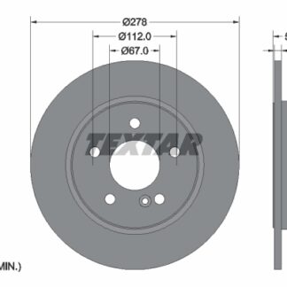 FREN DISKI ARKA W204 07-14