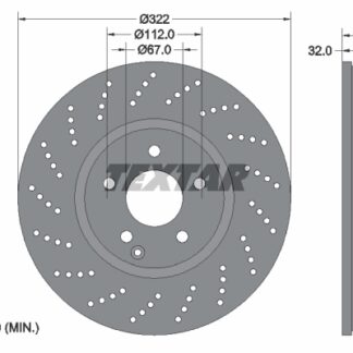 FREN DISKI ON W204-W212-W207 07-14