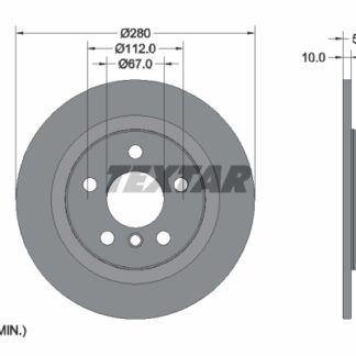 FREN DISKI ARKA ADET 1F40-2F45-F46-X1 F48-X2 F39 MINI F54-F60 14-19