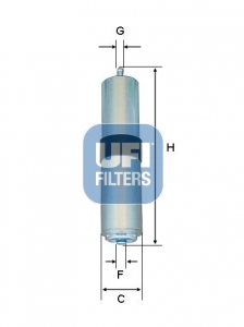 YAKIT FILTRESI 1F40-2F45-F46-X1 F48-X2 F39 MINI F54-F55-F56-F57-F60 B37-B47 14-19