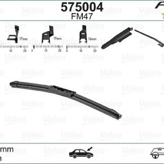 SİLECEK SÜPÜRGESİ ÖN FM48 (X1) (475 MM) MUZ TİP TÜM MODELLER 00-