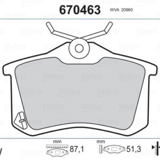 FREN BALATASI ARKA 1.6 HDI C2/C3/C4/307/308 06-