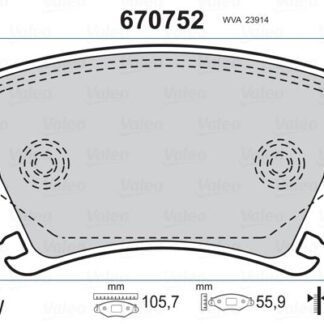 FREN BALATASI ARKA PASSAT-CADDY-GOLF5-GOLF6-JETTA-A3-LEON 04-