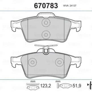 FREN BALATASI ARKA FOCUS C-MAX KUGA CONECT S40 V40 VECTRA C LAGUNA 508 MAZDA III 03-
