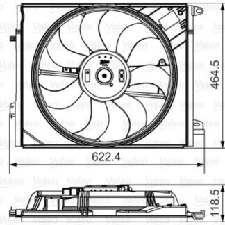 FAN MOTORU KOMPLE MEGAN IV 15-