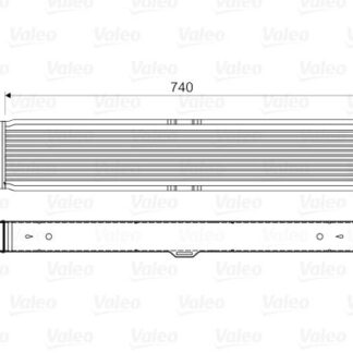 TURBO RADYATORU BAGLANTI YERI KALIN TIP ( 740×128 X 50 ) DUCATO III BXR III JUMPER III 2,2-2,3 JTD 06-