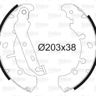 ARKA FREN BALATASI (PABUC) FIESTA IV / V 95>08 FUSION 02 /> FORD KA PUMA 1,6 97>02 MAZDA II 03>