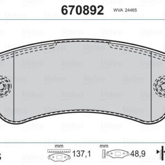ARKA FREN BALATASI DUCATO BOXER JUMPER 2,2D 100 MULTIJET 2,3D 120 MULTIJET 3,0D 160 MULTIJET 07 / 06