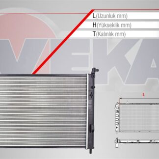 SU RADYATORU MEKANIK FIAT ALBEA 1.2İ M-T 2003-2007