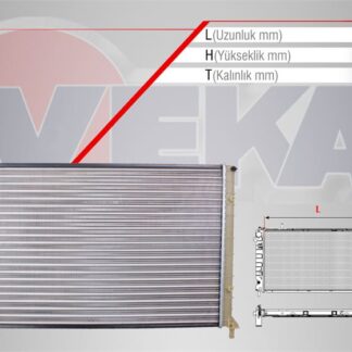 SU RADYATORU MEKANIK FIAT DOBLO (119,223) 1.9 D M-T AC+ 2001-2010