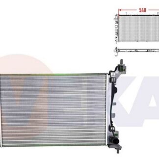 SU RADYATORU MEKANIK FIAT GRANDE PUNTO (199) 1.4 M-T 2005-2012