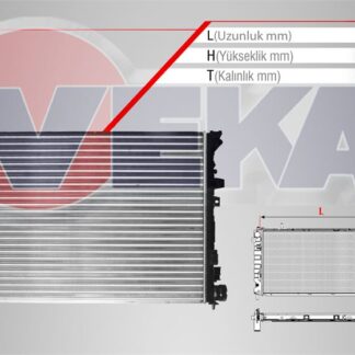 SU RADYATORU MEKANIK FIAT SCUDO (220P) 1.9 TD M-T 1996-2006