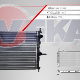 SU RADYATÖRÜ MEKANİK MAREA BRAVA 1.4 1 6 AC 97-00 BRAVO