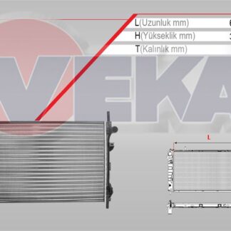 SU RADYATORU MEKANIK FORD TRANSIT (V184) 2.4 TDCI M-T AC+/- 2000-2006